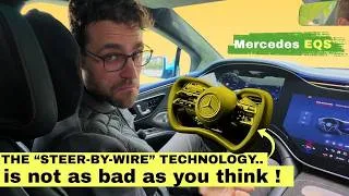 Thumbnail: Comparing "Normal steering" vs "Steer-by-wire" technology | Mercedes EQS @autogefuehl