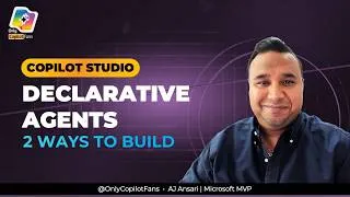 Thumbnail: Build Declarative Agents: Agent Builder vs Copilot Studio Full (Tutorial)