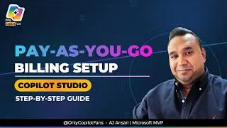 Thumbnail: Copilot Studio Pay-As-You-Go Billing Setup [Step-by-Step Guide]