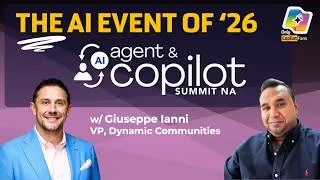 Thumbnail: Inside the AI Agent & Copilot Summit: What You NEED to Know (feat. Giuseppe Ianni)