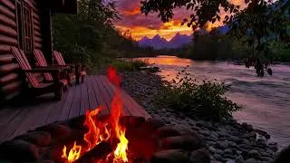 Thumbnail: Cozy Bonfire by the Lake 🔥 Relaxing Fire Sounds for Sleep