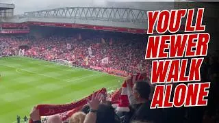Thumbnail: Liverpool Fans Sing YNWA at Anfield ❤️ | Liverpool vs Nottingham Forest 2-2 | Premier League