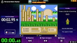 Thumbnail: NWC NES - Kirby Inhale without Fail - World Record - 2.950s