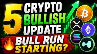 Thumbnail: 5 MOST BULLISH CRYPTO UPDATES TODAY 🚀 Bitcoin, XRP, Ethereum, Solana & HYPE