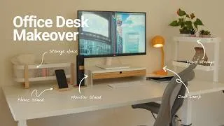 Thumbnail: Office Desk Makeover | IKEA Haul, Stationary Organization, Minimalist Inspired