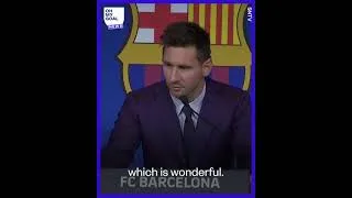 Thumbnail: Messi burst into tears during his last press conference at Barcelona