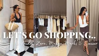 Thumbnail: Come Shopping With Me in London | Zara, Kookai, Mango, Marks & Spencer  ✨