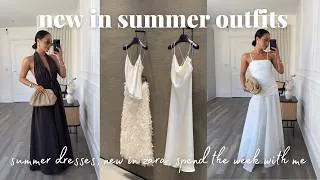 Thumbnail: New in Summer Dresses, Zara Shopping | Weekly Vlog