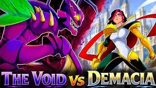 Thumbnail: Which Riftbound Region Is Best? Demacia Vs The Void! (Ft. @50kComics )