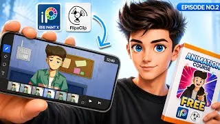 Thumbnail: Free Animation Course Episode 2 | Ibis Paint X & FlipaClip Tutorial || Op Animation