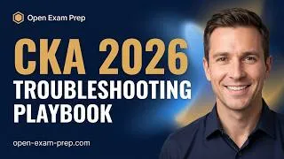 Thumbnail: CKA 2026 Troubleshooting Playbook: Win the 30% Domain Under Time Pressure