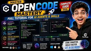 Thumbnail: OpenCode Mastery: Complete AI Coding Tutorial | AI Agents, Skills & MCP Explained (2026)