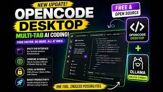 Thumbnail: OpenCode Desktop Just Got INSANE! Multi-Tab AI + Local Models Explained 🚀