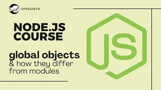 Thumbnail: What are global objects in Node.js | global vs modules in Node.js