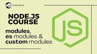 Thumbnail: What are Modules & ES modules in Node.js | How to create Custom Module in Node.js