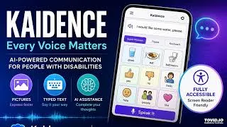 Thumbnail: This AAC learns your voice and your preferences. Welcome to Kaidence