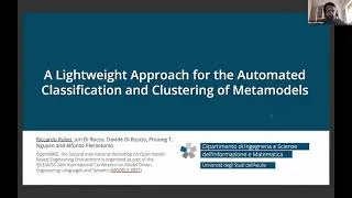 Thumbnail: MODELS'21: A Lightweight Approach for the Automated Classification and Clustering of Metamodels