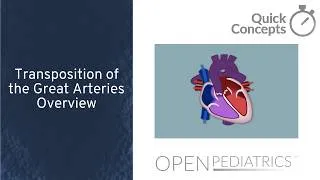 Thumbnail: Transposition of the Great Arteries Overview by J. Pian, J. McKinstry | OPENPediatrics‌