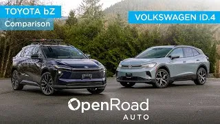 Thumbnail: Comparing the 2026 Toyota bZ vs 2026 Volkswagen ID.4 | OpenRoad Auto
