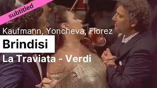 Thumbnail: Opera Lyrics - Kaufmann, Yoncheva, Florez (cond. Placido Domingo) ♪ Brindisi - Libiamo (La Traviata)