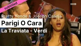 Thumbnail: Opera Lyrics -  Pretty Yende & Joseph Calleja  ♪ Parigi O Cara (La Traviata, Verdi)