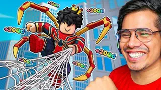 Thumbnail: I BECAME STRONGEST SPIDERMAN TO ESCAPE ROBLOX 😱