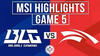 Thumbnail: BLG vs HLE Highlights Game 5 | MSI 2026 Grand Finals | Bilibili Gaming vs Hanwha Life Esports