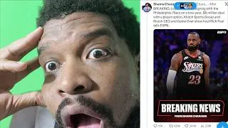 Thumbnail: LEBRON JOINS SIXERS FOR NO MONEY!!!! NO FAMILY, NO FRIENDS, NO NOTHING!!!