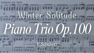 Thumbnail: Winter Solitude - Schubert Piano Trio, Op.100(Piano Solo Arrangement)(with Sheet Music)