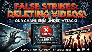 Thumbnail: Our Channel is Under Attack (False Strikes) ⚠️