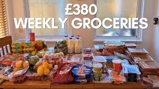 Thumbnail: Family of 9 Grocery Haul| Ocado August 2026 | £380 | weekly food shop