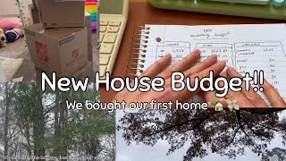 Thumbnail: Quick catch up - revealing our NEW HOUSE budget! First time home buyers…. what have we done?? 🏡💸