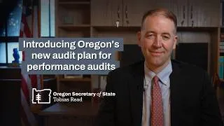 Thumbnail: Today I’m proud to unveil my office’s new audit plan for performance audits.