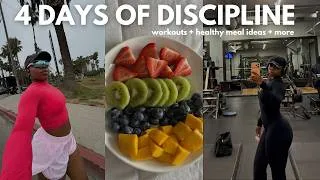 Thumbnail: 4 DAYS of DISCIPLINE ♡ weekend in LOS ANGELES, 6 mile run, gym days, healthy recipes, and MORE