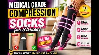 Thumbnail: Medical Grade Compression Socks for Women  Improve Blood Flow & Comfort
