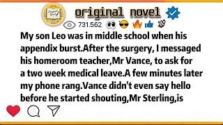 Thumbnail: My son Leo was in middle school when his appendix burst.After the surgery, I messaged his homeroom