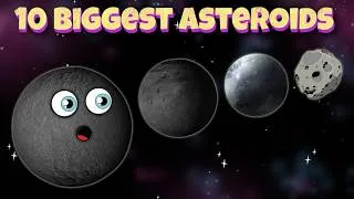 Thumbnail: Size Comparison Of The 10 Biggest Asteroids In Our Solar System! | Orion SciGeo
