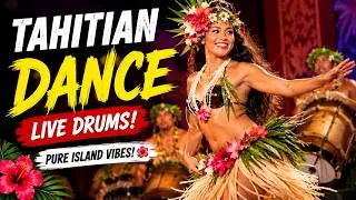 Thumbnail: Stunning Tahitian Dance Performance with Live Drums! 🌺💃 #Shorts