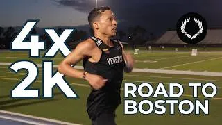 Thumbnail: ROAD TO BOSTON MARATHON (4x2K) | MARATHON TRAINING MIAMI