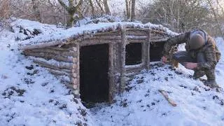 Thumbnail: Building a Fabulous Warm Dugout Shelter for Winter | Bushcraft Survival