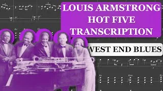 Thumbnail: Louis Armstrong Hot Five – West End Blues (Whole Band) Transcription