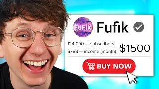 Thumbnail: I Bought a $1,500 YouTube Channel and Earned $_____ (Jacksucksatlife English Version Reupload)