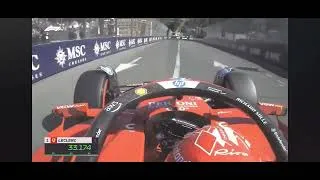 Thumbnail: Oscar Piastri clips then transitions to Charles Leclercs Monaco pole lap in 2024