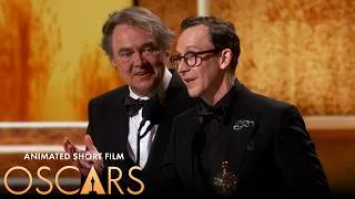 Thumbnail: 'The Girl Who Cried Pearls' Wins Best Animated Short Film | 98th Oscars Speech (2026)