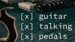 Thumbnail: PRS Hollowbody II Piezo dual line pedalboard, talking and playing guitar