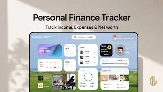 Thumbnail: Personal Budget in Excel - Net Worth Tracker Animated #otherlevels