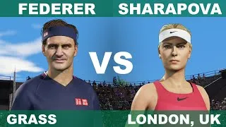 Thumbnail: Roger Federer vs Maria Sharapova ATP WTA LIVE Tennis world tour 2