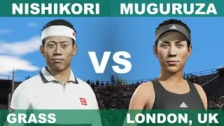 Thumbnail: Kei Nishikori vs Garbine Muguruza ATP WTA LIVE Tennis world tour 2