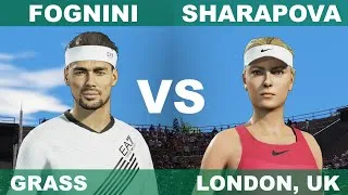 Thumbnail: Fabio Fognini vs Maria Sharapova ATP WTA LIVE Tennis world tour 2