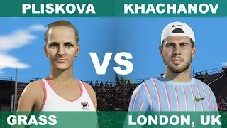 Thumbnail: Karolina Pliskova vs Karen Khachanov ATP WTA LIVE Tennis world tour 2